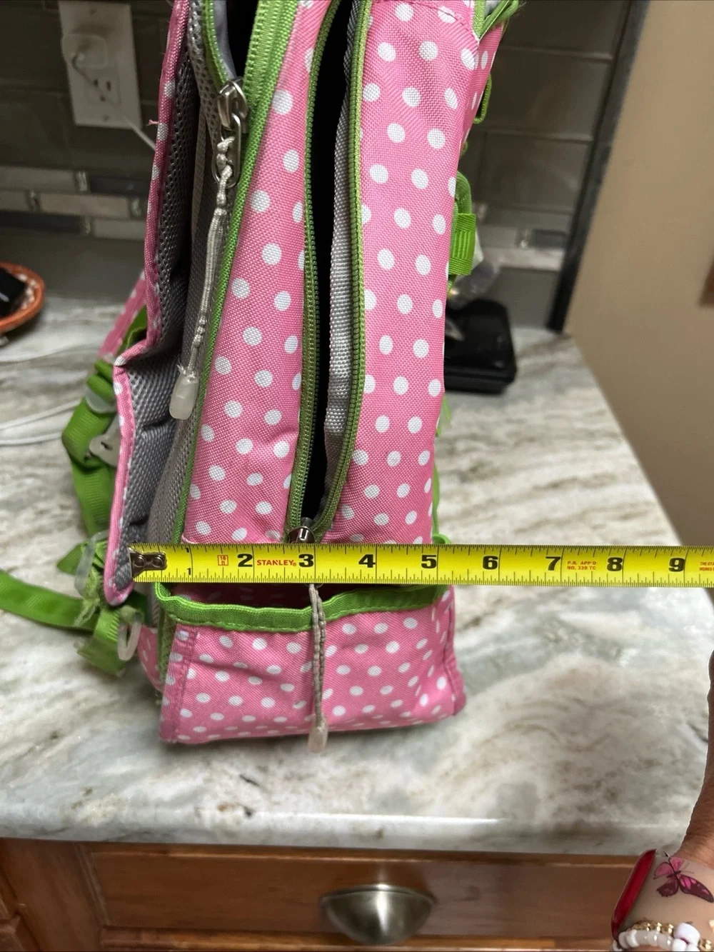 Pottery barn kids rolling backpack travel bag pink telescope handle